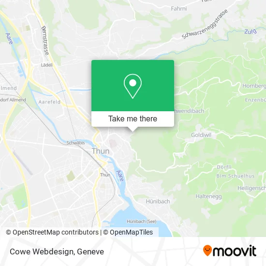 Cowe Webdesign map