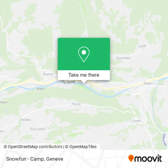 Snowfun - Camp map