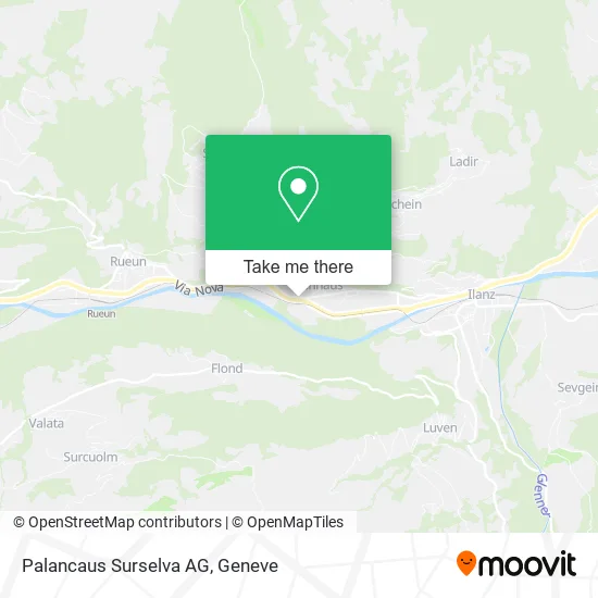 Palancaus Surselva AG map