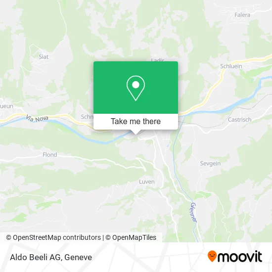 Aldo Beeli AG map