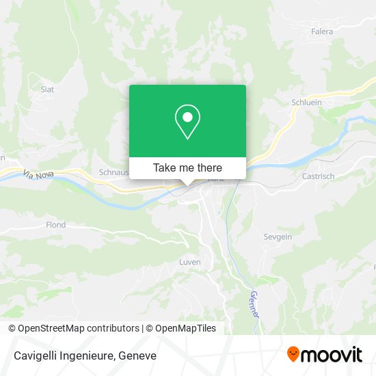 Cavigelli Ingenieure map