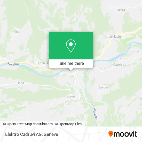 Elektro Cadruvi AG map