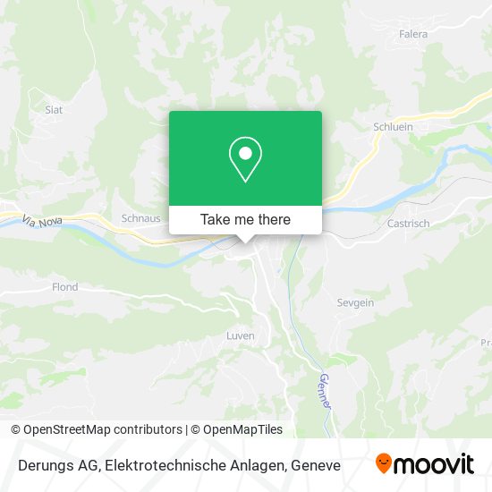 Derungs AG, Elektrotechnische Anlagen map