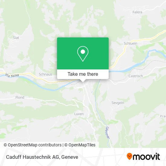 Caduff Haustechnik AG map