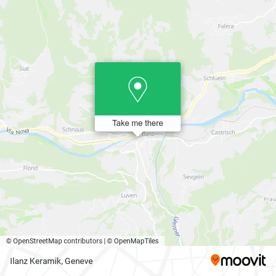 Ilanz Keramik map