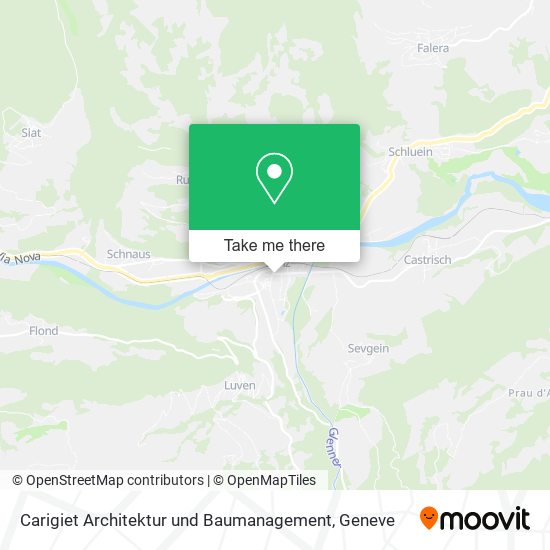 Carigiet Architektur und Baumanagement map