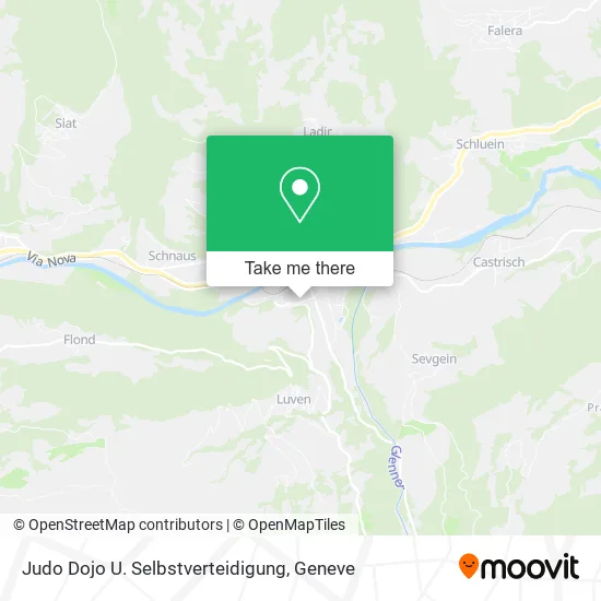 Judo Dojo U. Selbstverteidigung map
