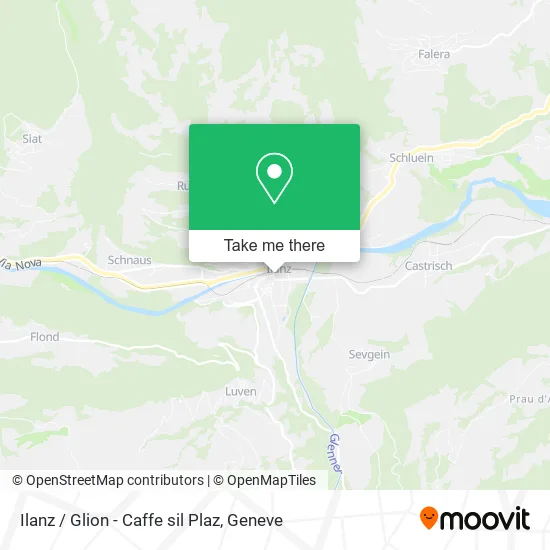 Ilanz / Glion - Caffe sil Plaz map