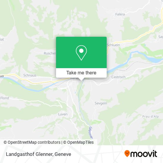 Landgasthof Glenner map