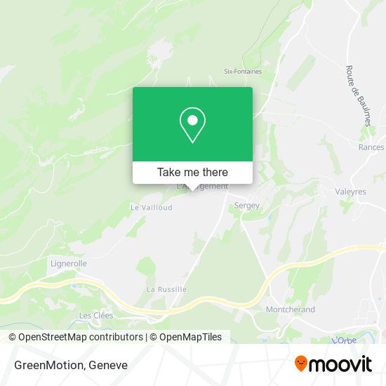 GreenMotion map