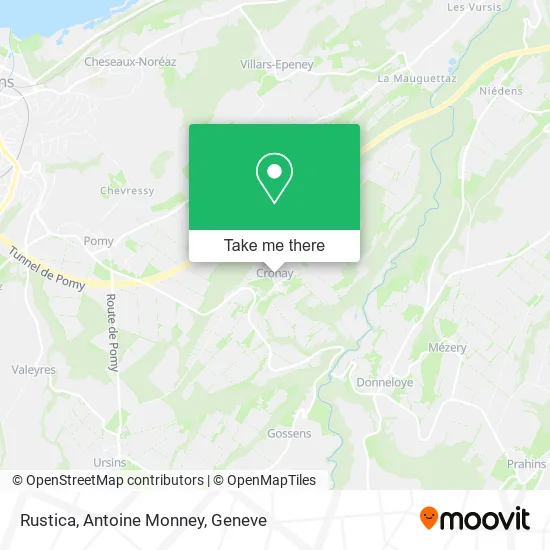 Rustica, Antoine Monney map