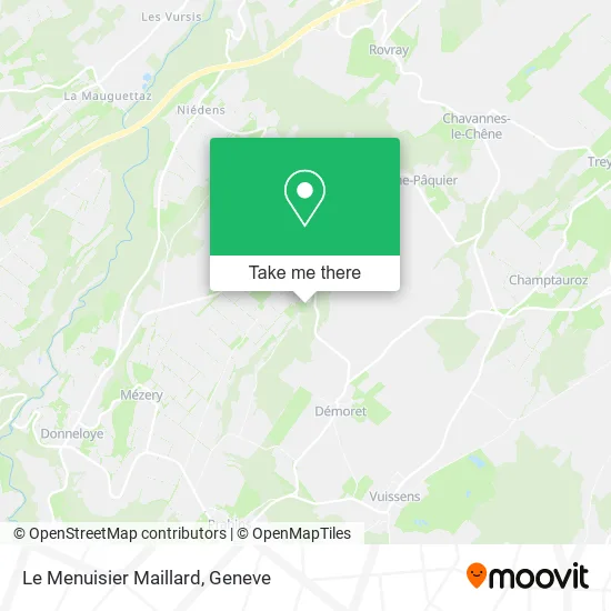 Le Menuisier Maillard map