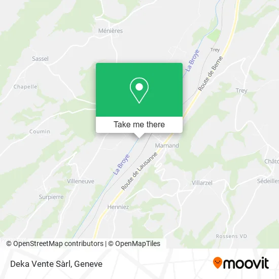 Deka Vente Sàrl map