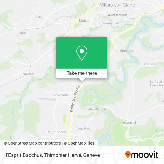 l'Esprit Bacchus, Thimonier Hervé map