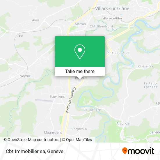 Cbt Immobilier sa map