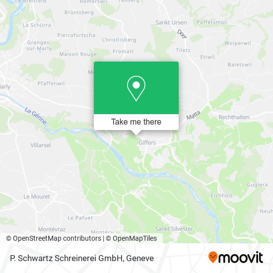 P. Schwartz Schreinerei GmbH map