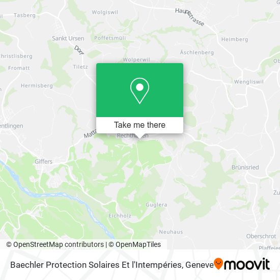 Baechler Protection Solaires Et l'Intempéries map