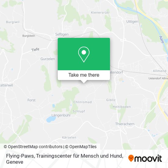 Flying-Paws, Trainingscenter für Mensch und Hund map