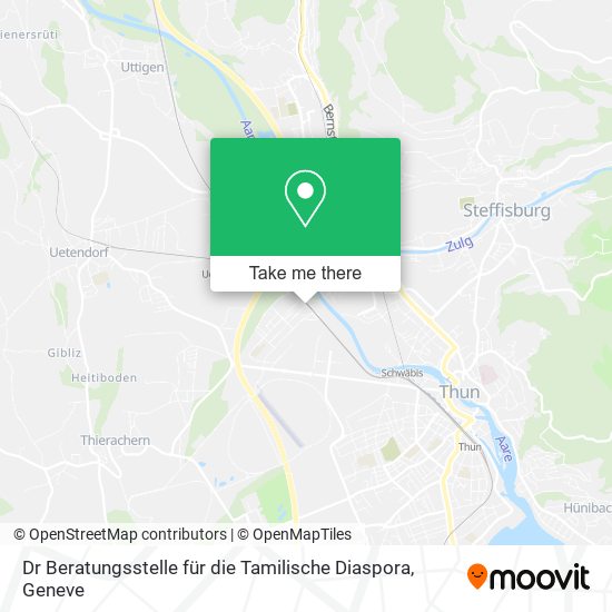 Dr Beratungsstelle für die Tamilische Diaspora map
