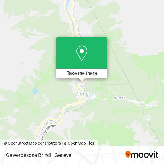 Gewerbezone Brindli map