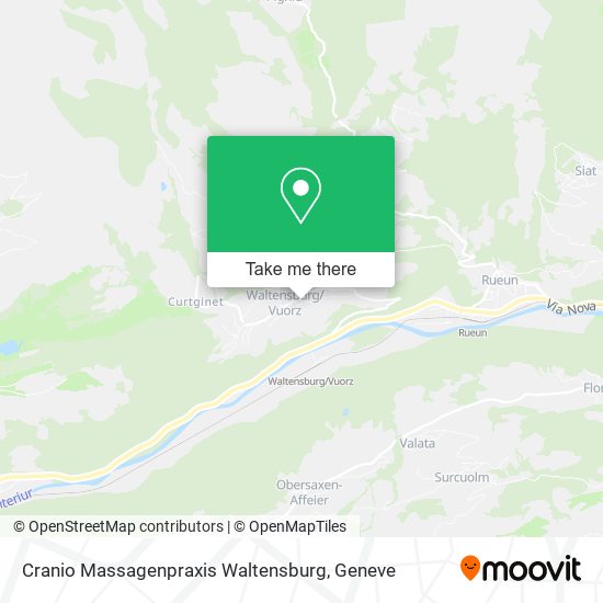 Cranio Massagenpraxis Waltensburg map