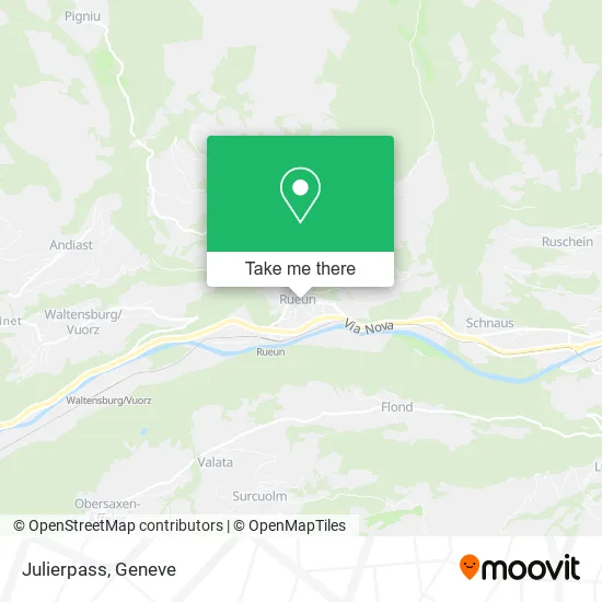 Julierpass map