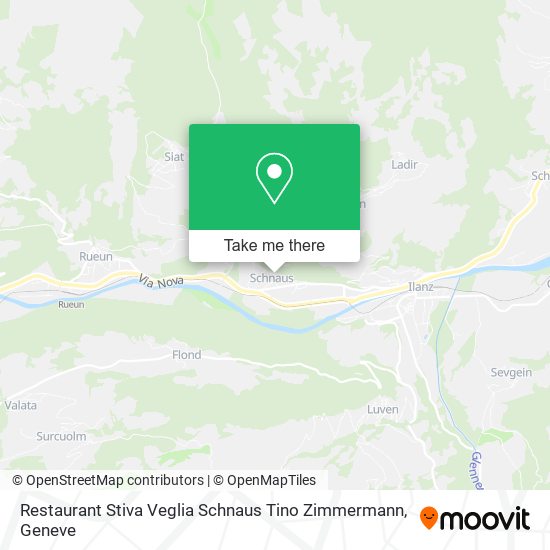 Restaurant Stiva Veglia Schnaus Tino Zimmermann map