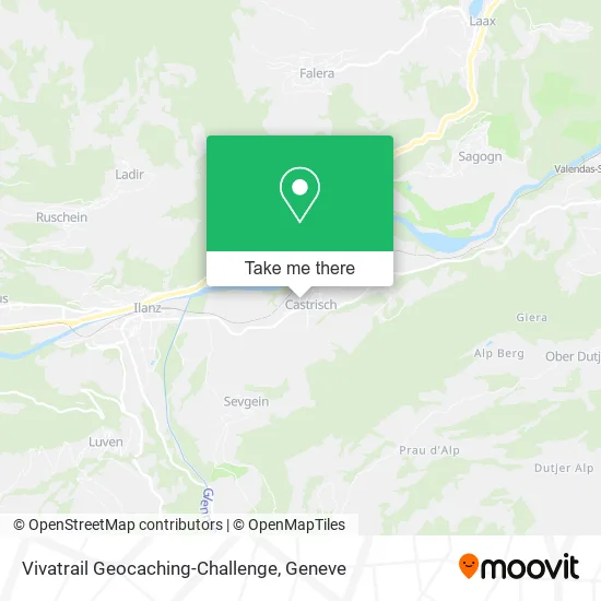Vivatrail Geocaching-Challenge map