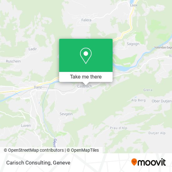 Carisch Consulting map