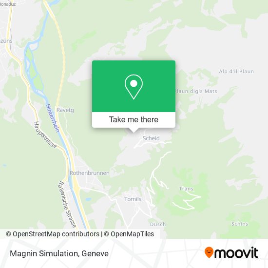 Magnin Simulation map
