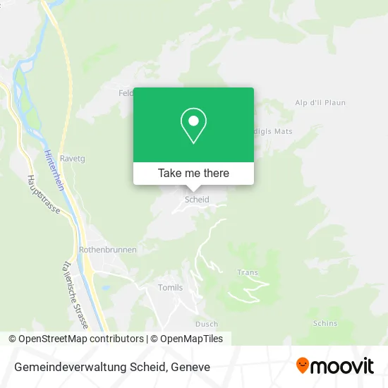 Gemeindeverwaltung Scheid map