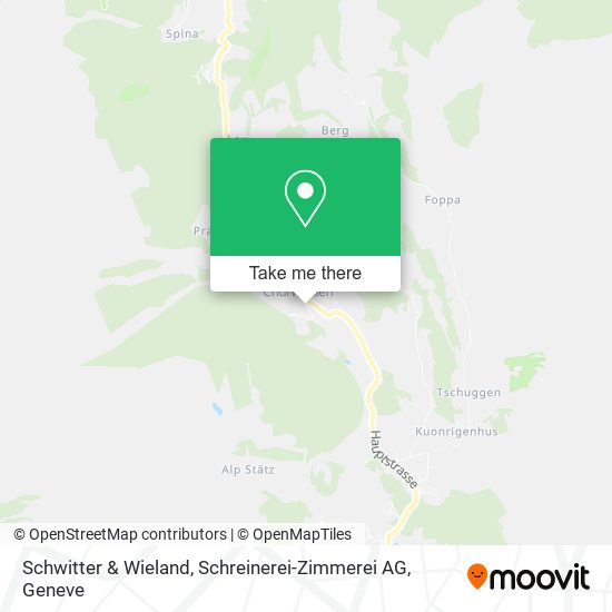 Schwitter & Wieland, Schreinerei-Zimmerei AG map