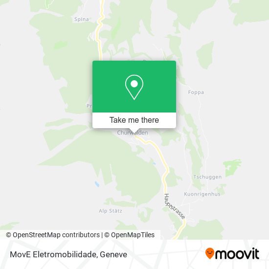 MovE Eletromobilidade map