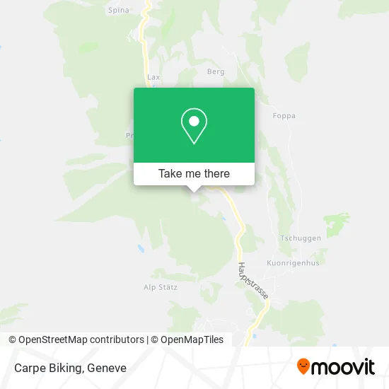 Carpe Biking map