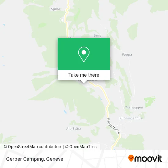 Gerber Camping map
