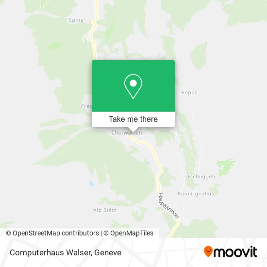 Computerhaus Walser map