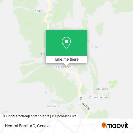 Hemmi Forst AG map