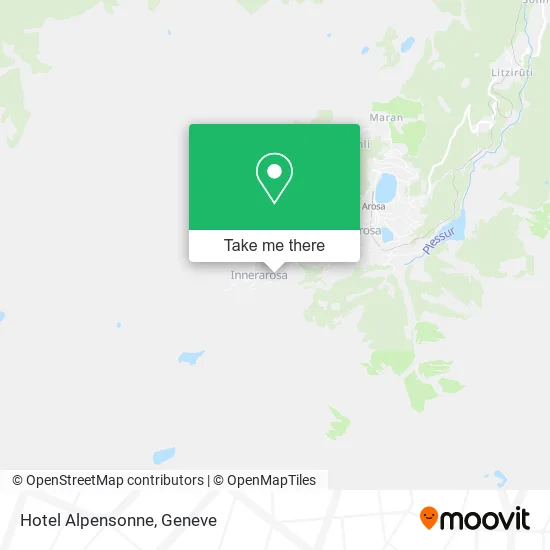 Hotel Alpensonne map