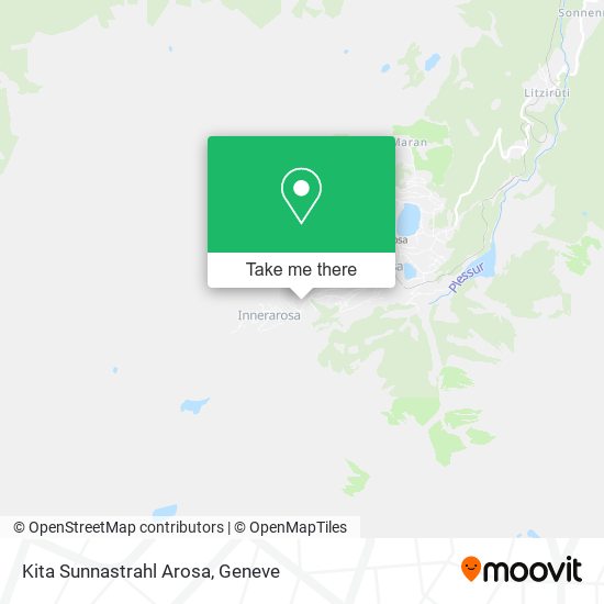 Kita Sunnastrahl Arosa map
