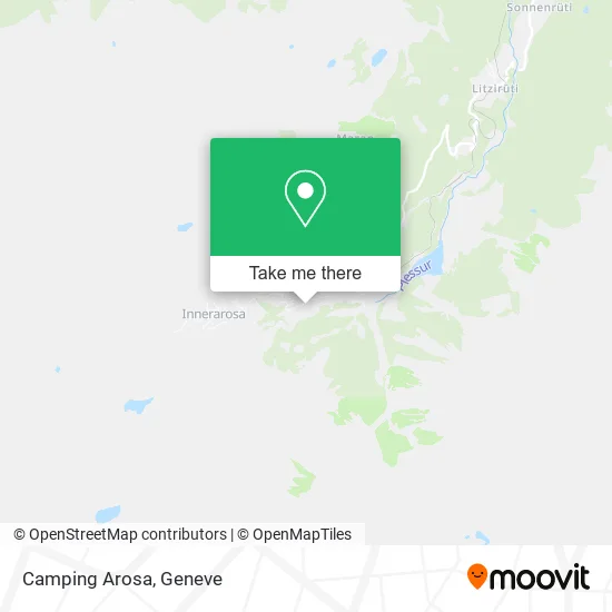 Camping Arosa map
