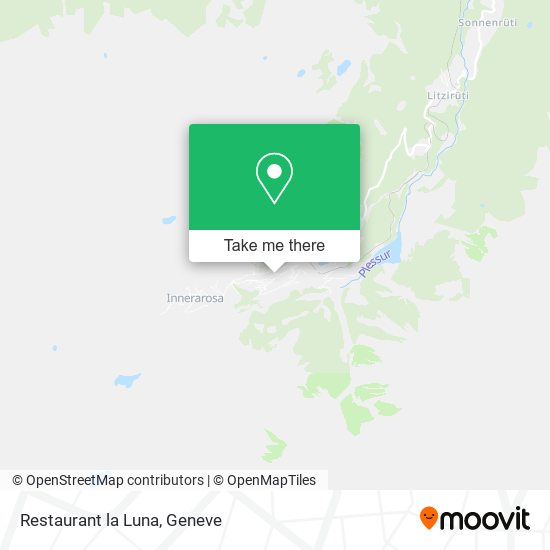 Restaurant la Luna map
