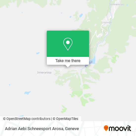 Adrian Aebi Schneesport Arosa map