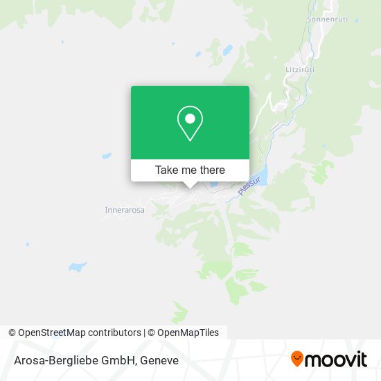 Arosa-Bergliebe GmbH map