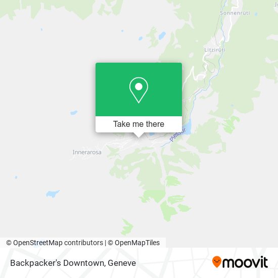 Backpacker's Downtown map