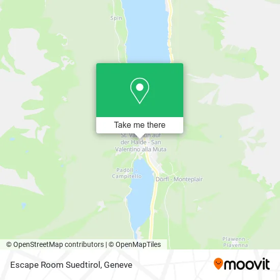 Escape Room Suedtirol map