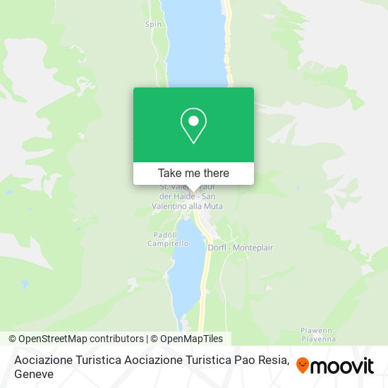 Aociazione Turistica Aociazione Turistica Pao Resia map