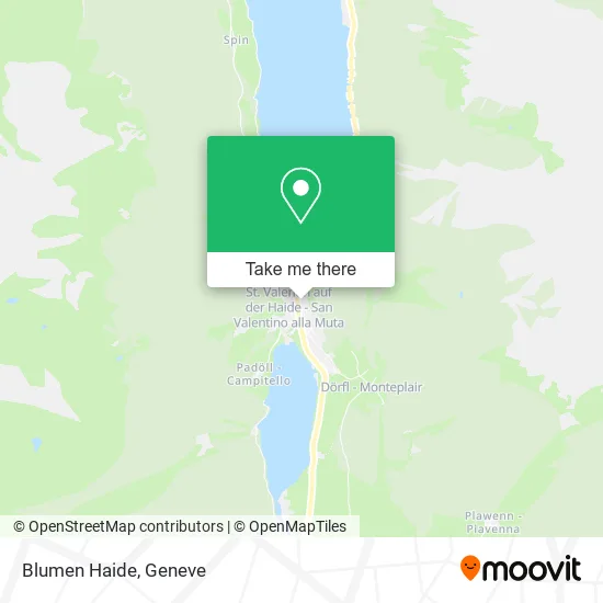 Blumen Haide map