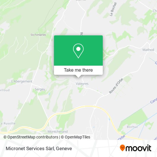 Micronet Services Sàrl map