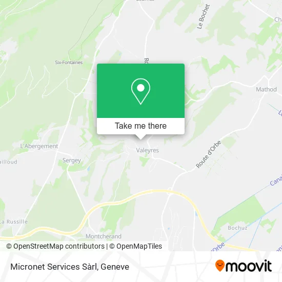 Micronet Services Sàrl map