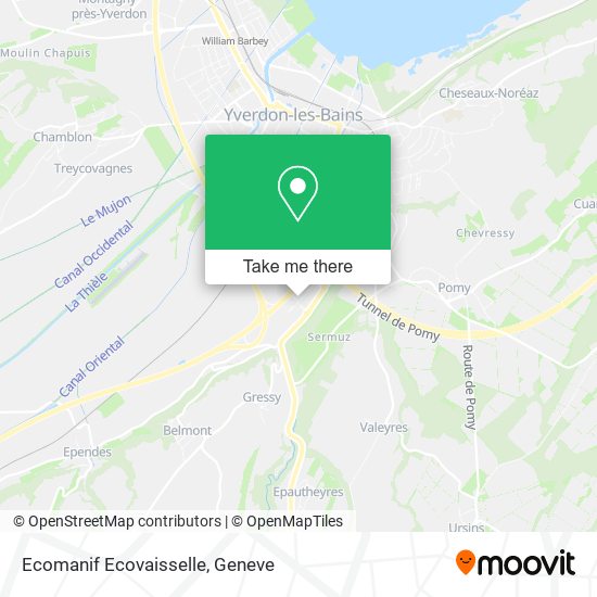 Ecomanif Ecovaisselle map